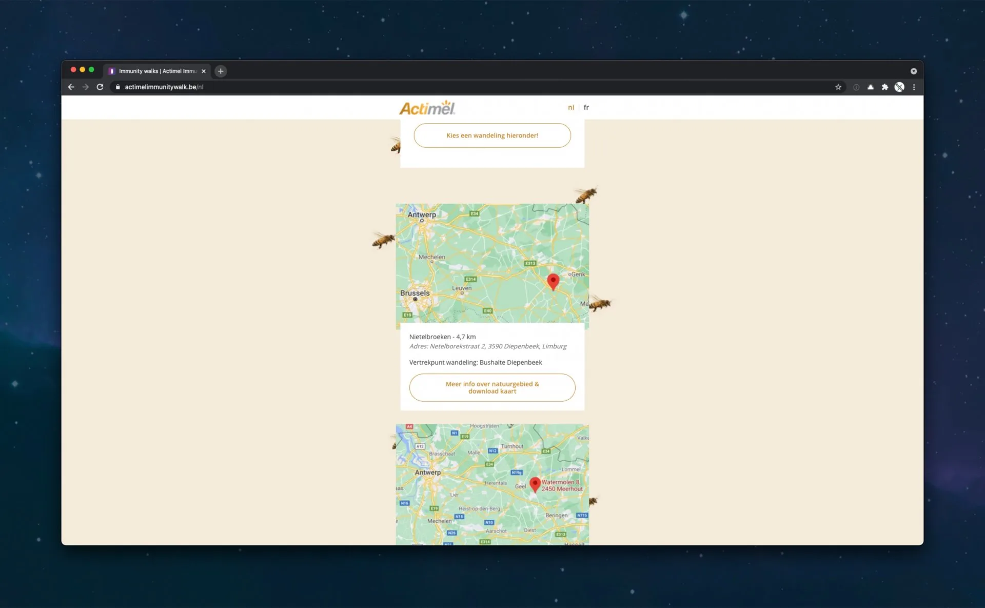 Wandelroute pagina