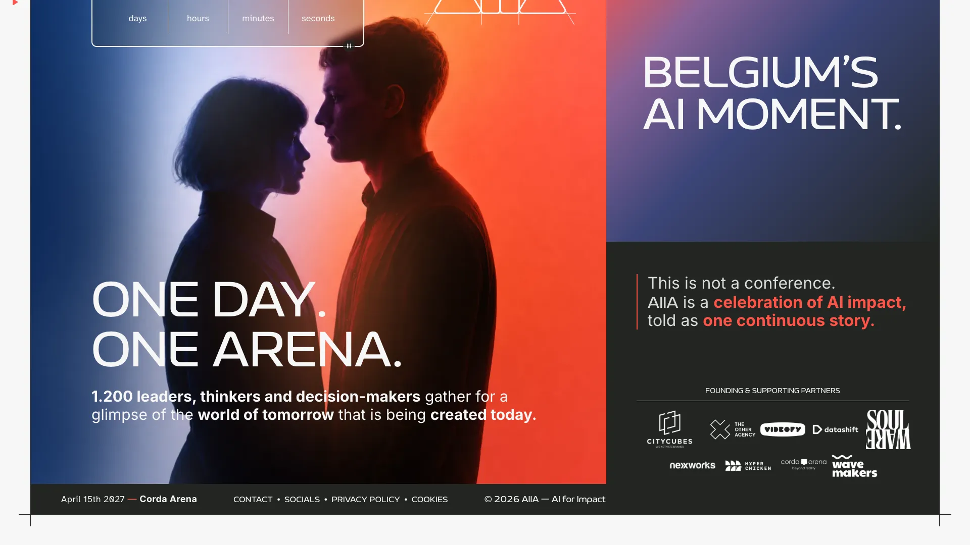 Full AIIA homepage with partner logos