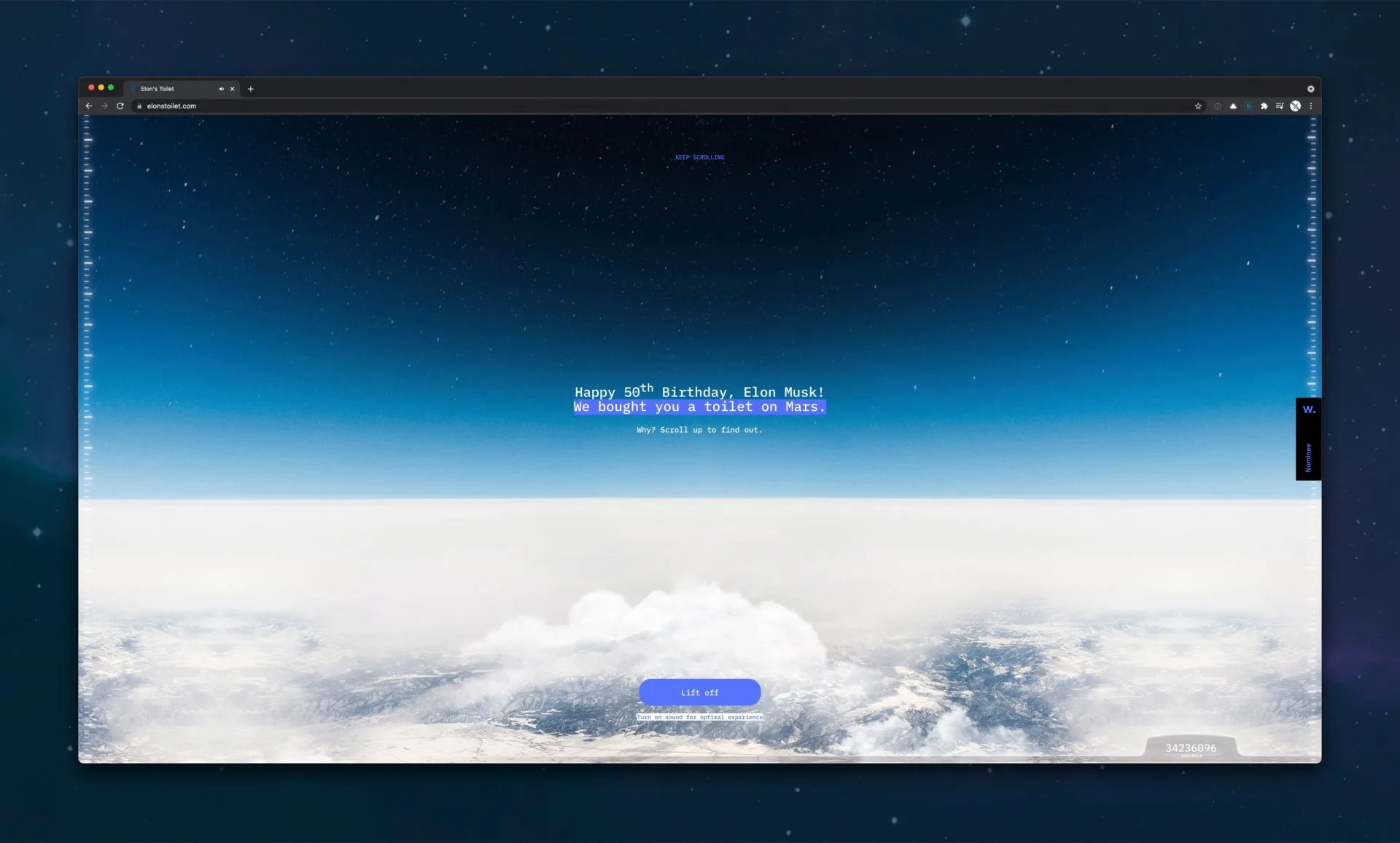 Mars atmosphere intro