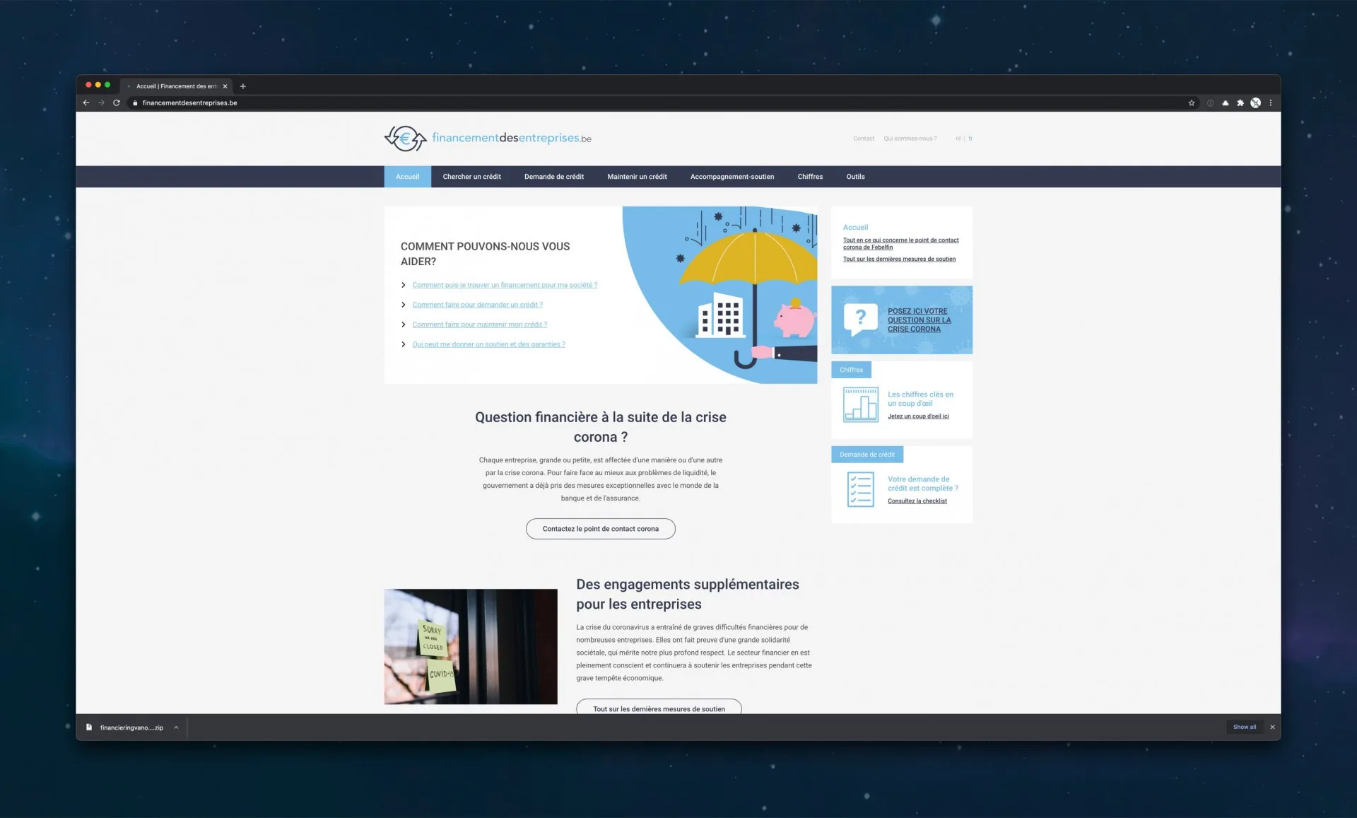 Financing platform