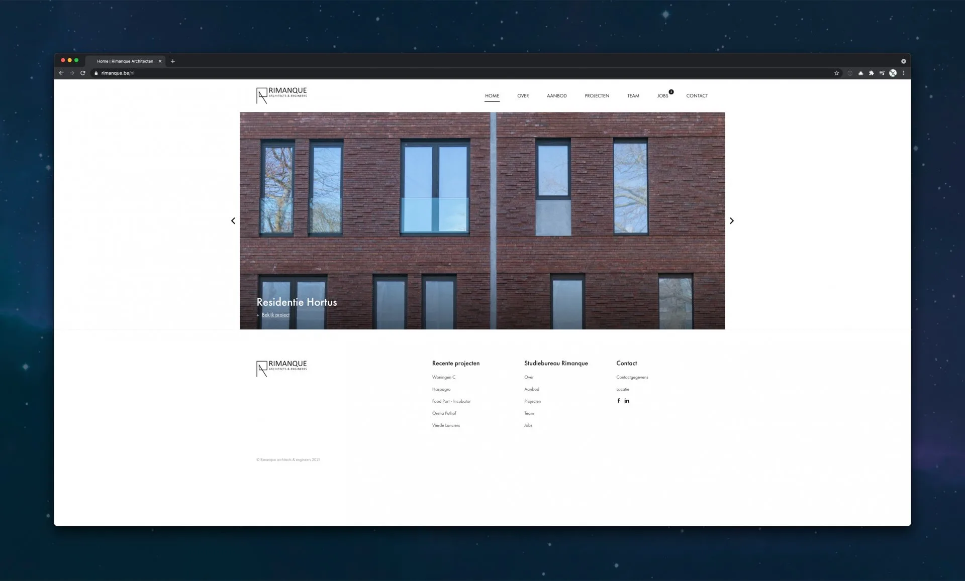 Rimanque website