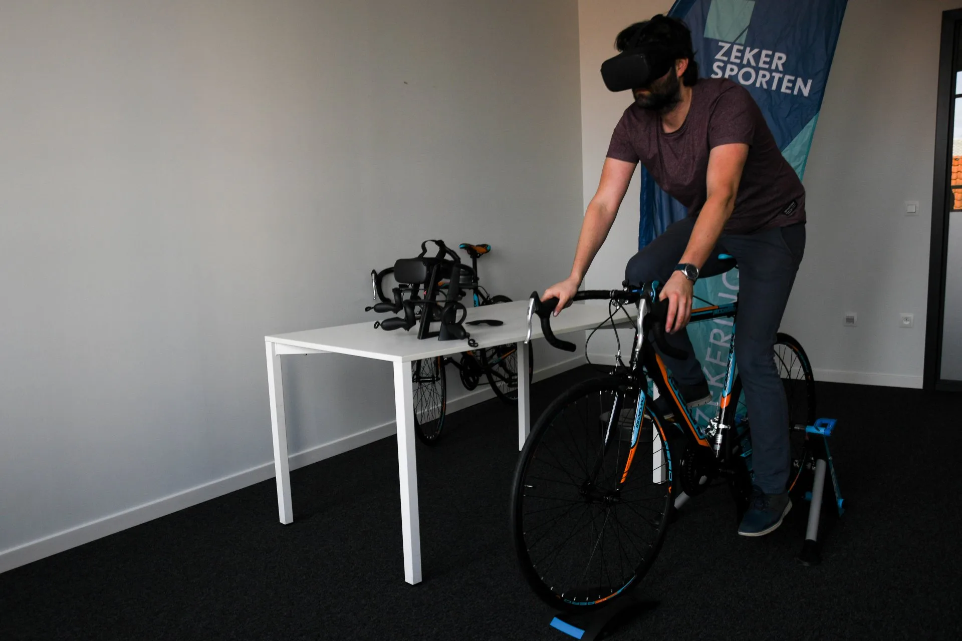 VR screen display
